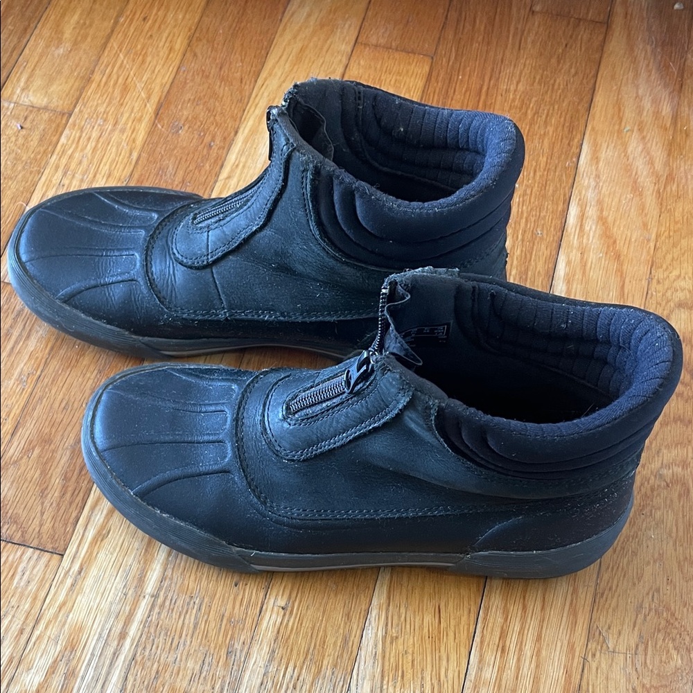 Clarks Black Boots with zipper